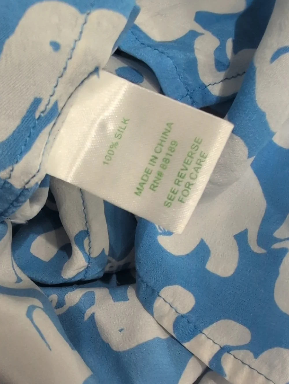 Lilly Pulitzer Tusk in the Sun Elsa Silk Blouse - Picture 5 of 5